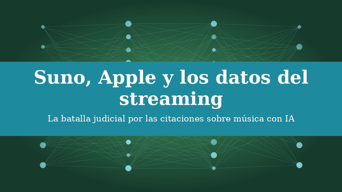 Apple pide anular la citación de Suno en el pleito de la IA musical Apple pide anular la citación de Suno en el pleito de la IA musical